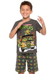 Character Grey Teenage Mutant Ninja Turtles Short Pyjamas - Image 2 of 11