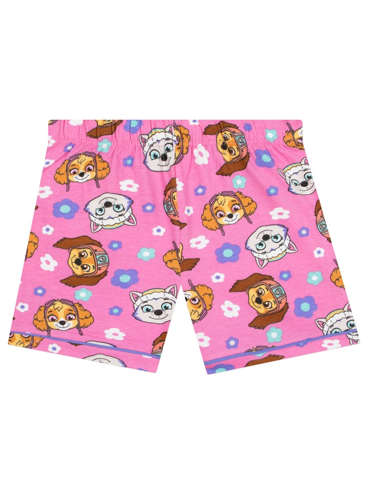 Character Pink PAW Patrol Short Button Up Pyjamas Skye And Everest - Image 10 of 10 Character Pink PAW Patrol Short Button Up Pyjamas Skye And Everest - Image 10 of 10