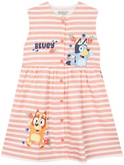 Character Pink Bluey Short Sleeve Dress - Image 1 of 10