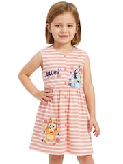 Character Pink Bluey Short Sleeve Dress - Image 2 of 10