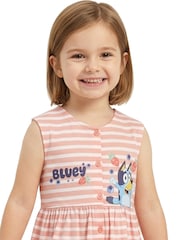 Character Pink Bluey Short Sleeve Dress - Image 5 of 10