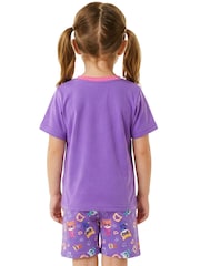 Character Purple Disney SuperKitties Short Pyjamas - Image 7 of 10