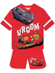 Character Red Disney Cars T-Shirt And Shorts Set - Image 1 of 11