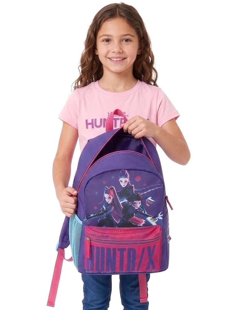 Character Purple K-Pop Demon Hunters Huntrx Backpack - Image 9 of 9 Character Purple K-Pop Demon Hunters Huntrx Backpack - Image 9 of 9