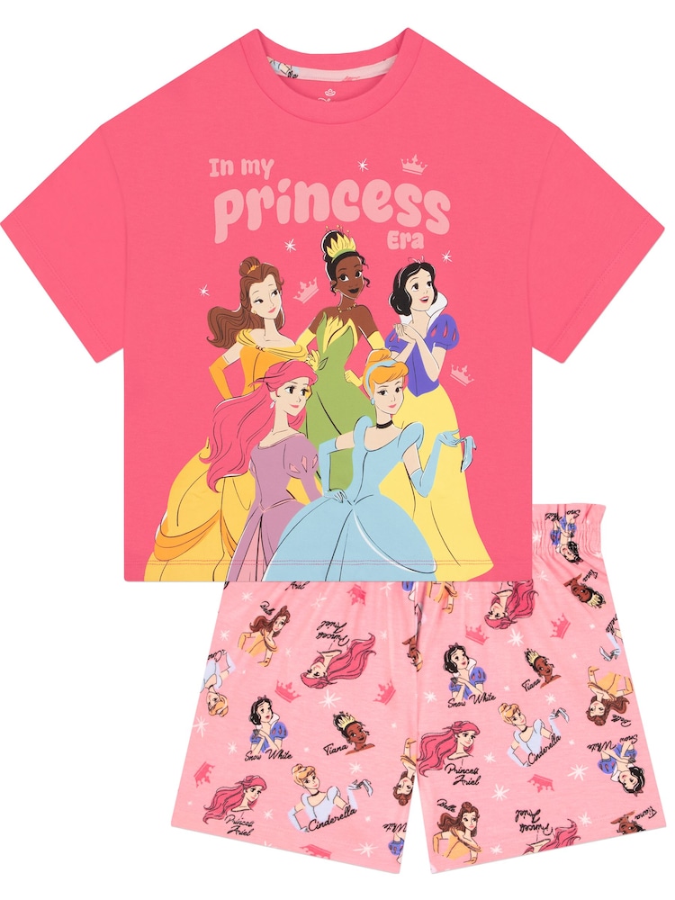 Character Disney Princess Cinderella Ariel And Belle Short Pyjamas - 圖片 1/11