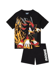 Character Black Sonic The Hedgehog Shadow Short Pyjamas - Image 4 of 9