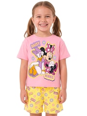 Character Pink Disney Minnie Mouse Short Pyjamas - Image 2 of 11
