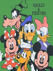 Character Green Disney Mickey Mouse And Friends Short Pyjamas - Image 10 of 10