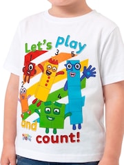 Character White Numberblocks Play And Count T-Shirt - Image 4 of 6