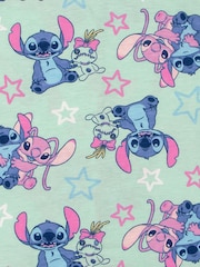 Character Green Disney Lilo & Stitch Short Button Up Pyjamas - Image 3 of 11