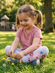 Character Pink Peppa Pig Leggings 3 Pack - Image 5 of 9