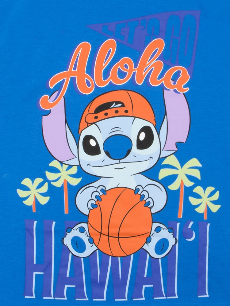 Character Blue Disney Lilo & Stitch Short Pyjamas - Image 10 of 10