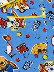 Character Blue PAW Patrol Short Button Up Pyjamas Marshall Chase And Rubble - Image 9 of 9