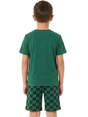 Character Green Minecraft Creeper Short Pyjamas - Image 7 of 9
