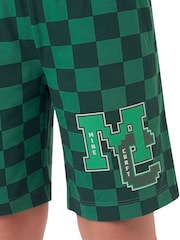 Character Green Minecraft Creeper Short Pyjamas - Image 8 of 9