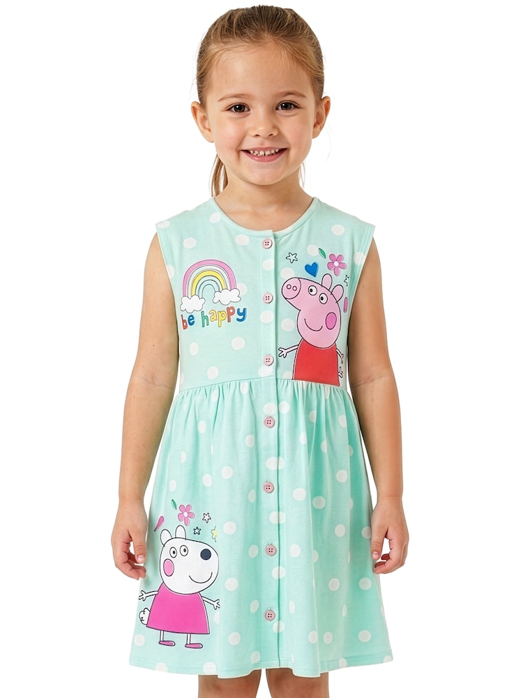 فستان بكُم قصير بتصميم شخصية Peppa Pig - Image 2 of 11 فستان بكُم قصير بتصميم شخصية Peppa Pig - Image 2 of 11