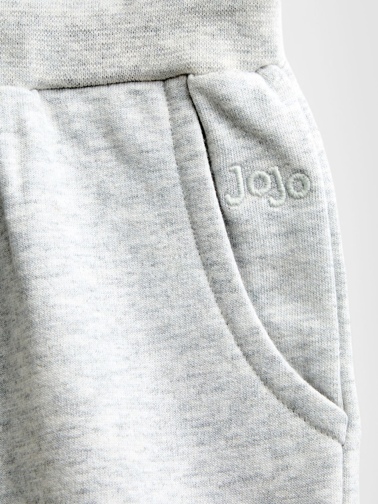 JoJo Maman Bébé White Blue & Navy 3-Pack Joggers - Image 10 of 10
