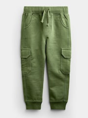 JoJo Maman Bébé Khaki Green & Navy Blue 2-Pack Cargo Joggers - Image 3 of 7