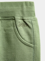 JoJo Maman Bébé Khaki Green & Navy Blue 2-Pack Cargo Joggers - Image 7 of 7