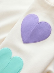 Little Bird by Jools Oliver Rainbow Applique Oversized Sweatshirt - Image 3 of 6