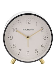 Widdop Grey Alarm Clock Metal Feet with Light & Snooze - Image 1 of 5