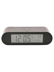 Widdop Black LCD Flip Alarm Clock - Image 3 of 5
