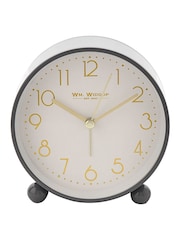 Widdop Grey Metal Case Alarm Clock Light & Snooze - Image 2 of 6