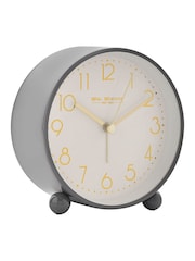 Widdop Grey Metal Case Alarm Clock Light & Snooze - Image 3 of 6