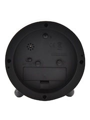 Widdop Grey Metal Case Alarm Clock Light & Snooze - Image 4 of 6