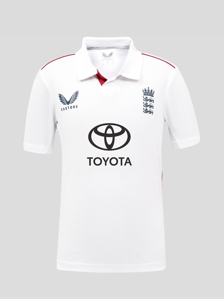 Castore England Cricket Test Replica Ss Shirt - Image 1 of 4