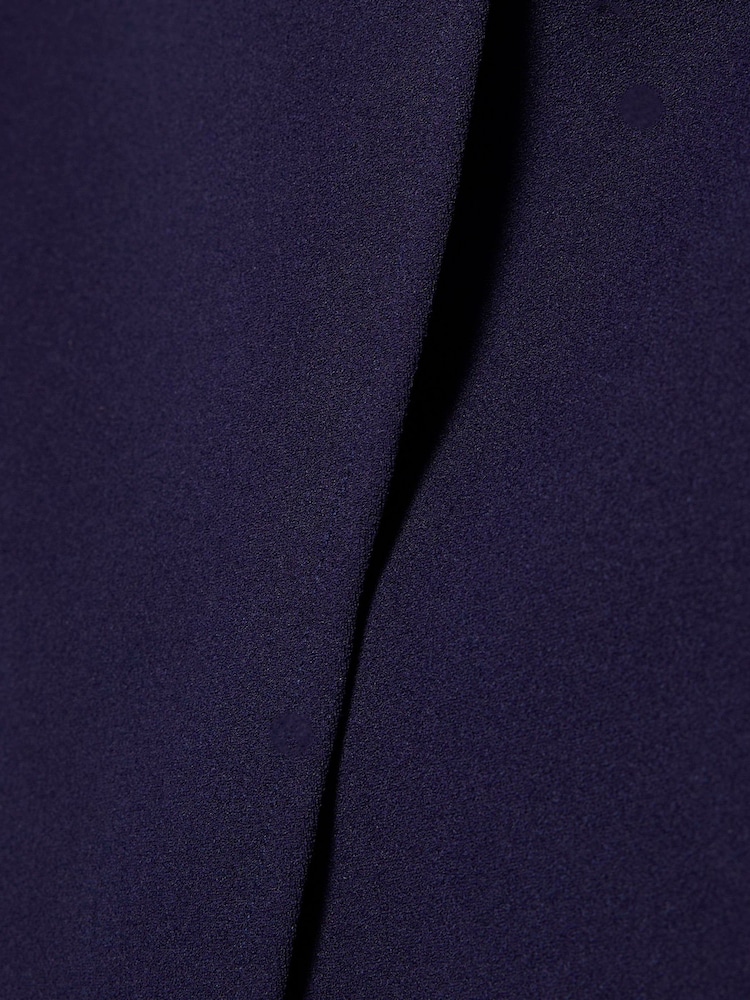 River Island Blue Bow Scuba Playsuit - Image 4 of 4