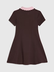River Island Brown Rib Polo Dress - Image 2 of 4