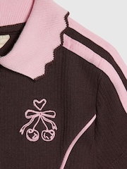 River Island Brown Rib Polo Dress - Image 3 of 4