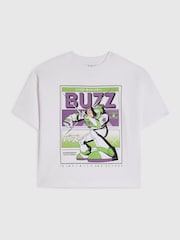 River Island White Regular Fit Buzz Toy Story T-Shirt - Image 1 of 4