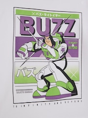 River Island White Regular Fit Buzz Toy Story T-Shirt - Image 4 of 4