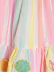 River Island Neon Stripe Bow Frill Dress - Imagen 4 de 4