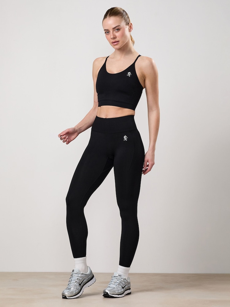 Gym King Black Power Lightweight Seamless Tank - Image 1 of 3 Gym King Black Power Lightweight Seamless Tank - Image 1 of 3