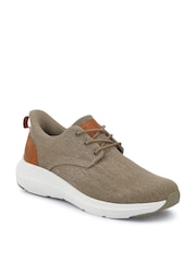 Pavers Beige Wide Fit Lightweight Slip On Trainers - Image 2 of 7