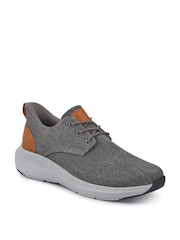 Pavers Grey Wide Fit Lightweight Slip On Trainers - Image 6 of 6