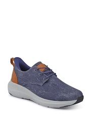 Pavers Navy Blue Wide Fit Lightweight Slip On Trainers - Image 3 of 6