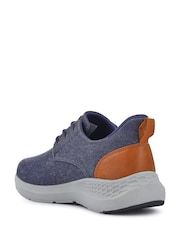 Pavers Navy Blue Wide Fit Lightweight Slip On Trainers - Image 4 of 6