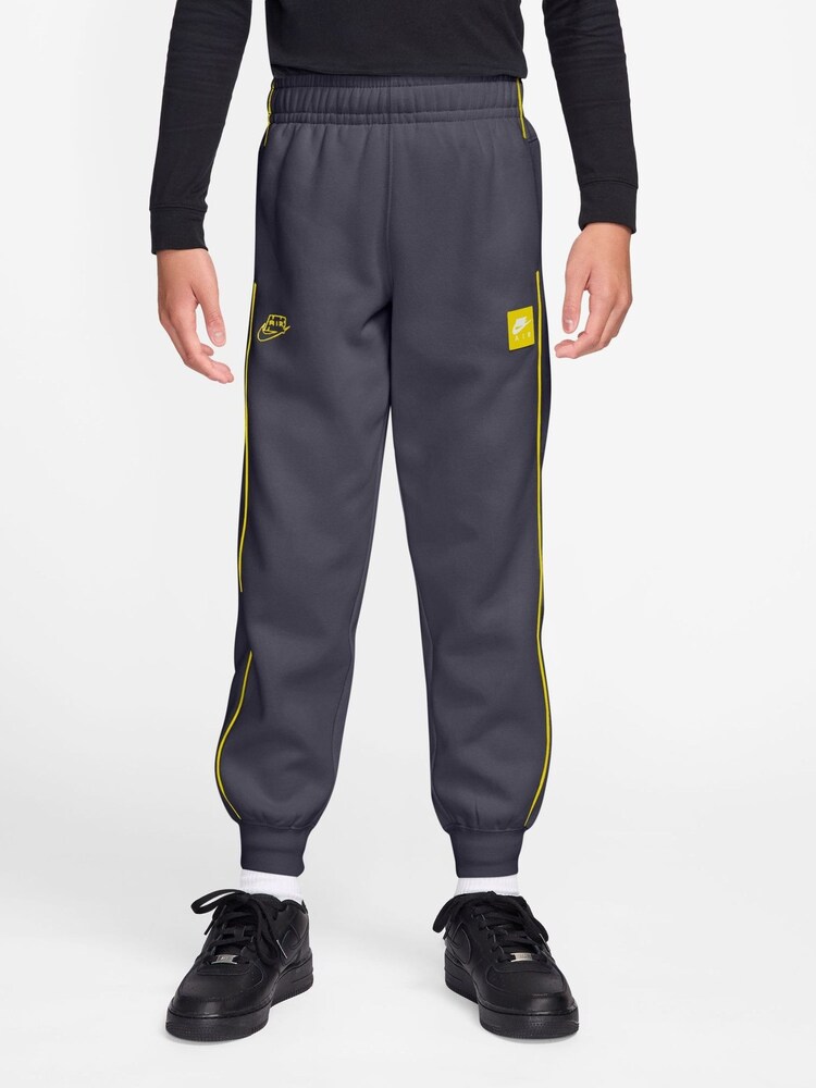 Nike Grey Air Fleece Joggers - Image 1 of 3