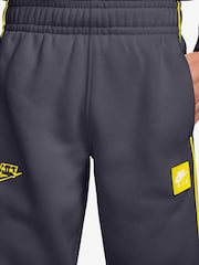 Nike Grey Air Fleece Joggers - Image 3 of 3