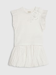 River Island White Frill Sleeve T-Shirt & Skirt Set - Image 5 of 5