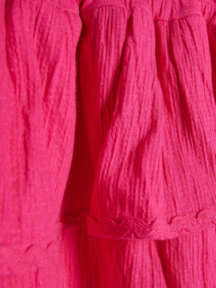 Rosa - Vestido asimétrico de flores de ganchillo de River Island - Imagen 4 de 4