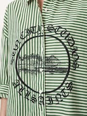 AllSaints Green Adrianne Shirt - Image 3 of 6