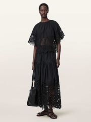 AllSaints Black Femi Skirt - Image 4 of 7