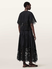 AllSaints Black Femi Skirt - Image 6 of 7