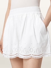 AllSaints White Marie Shorts - Image 3 of 7