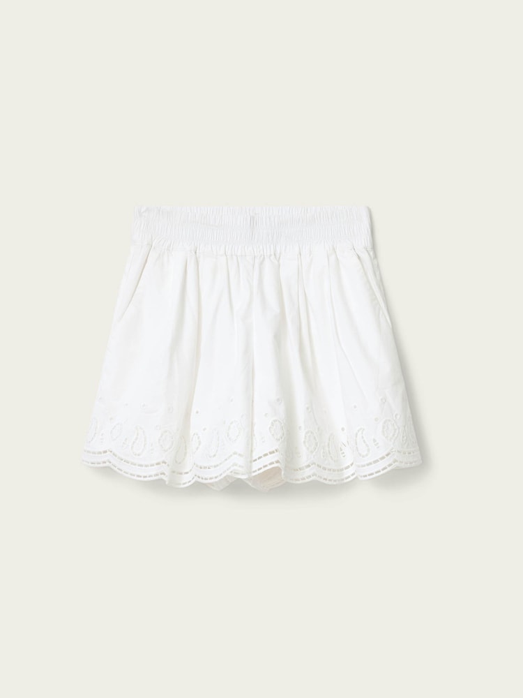 AllSaints White Marie Shorts - Image 7 of 7